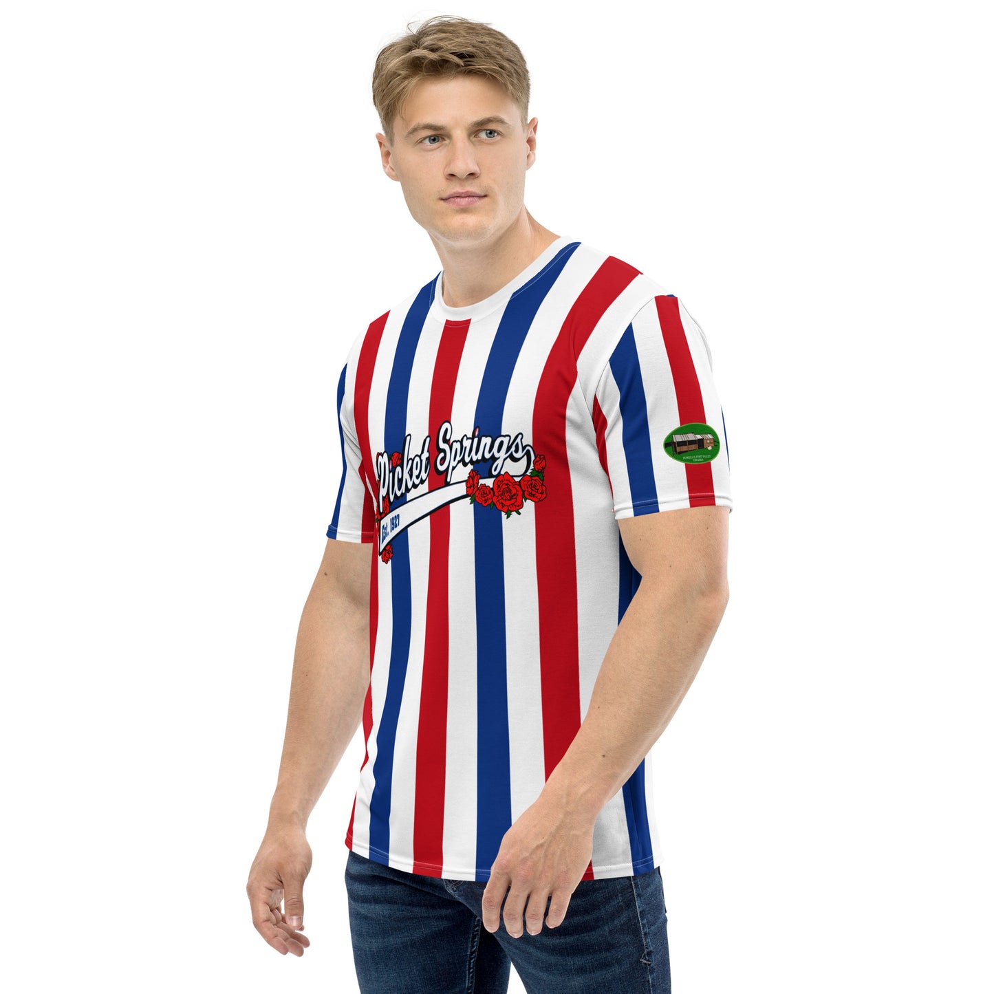 All over print "Picket Springs" Alternative Jersey T-shirt