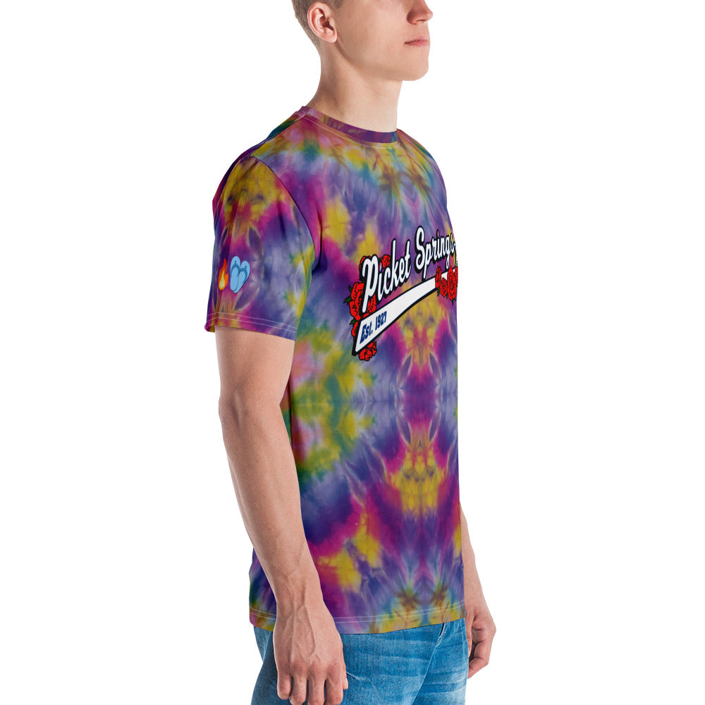 All over print "Picket Springs" Sandal Jersey T-shirt