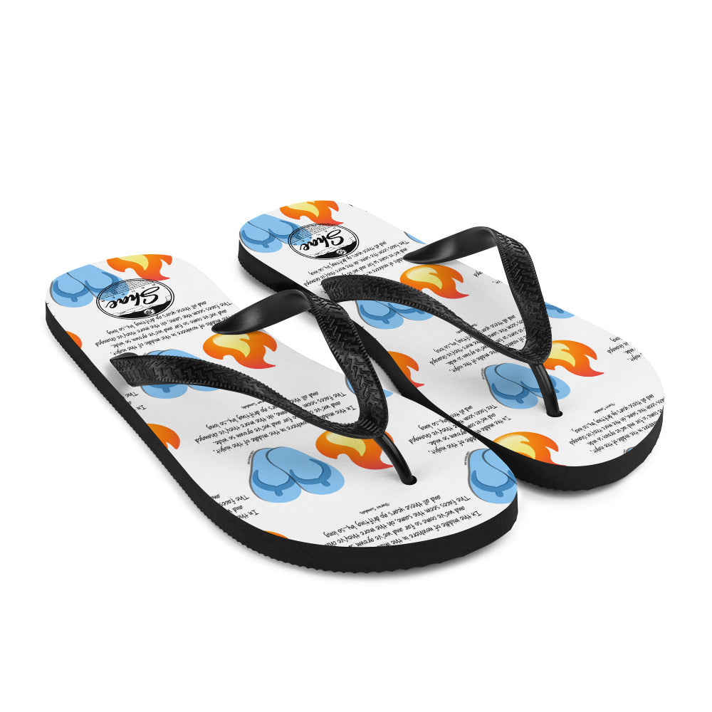 Burnt Sandals (Flip-flops)